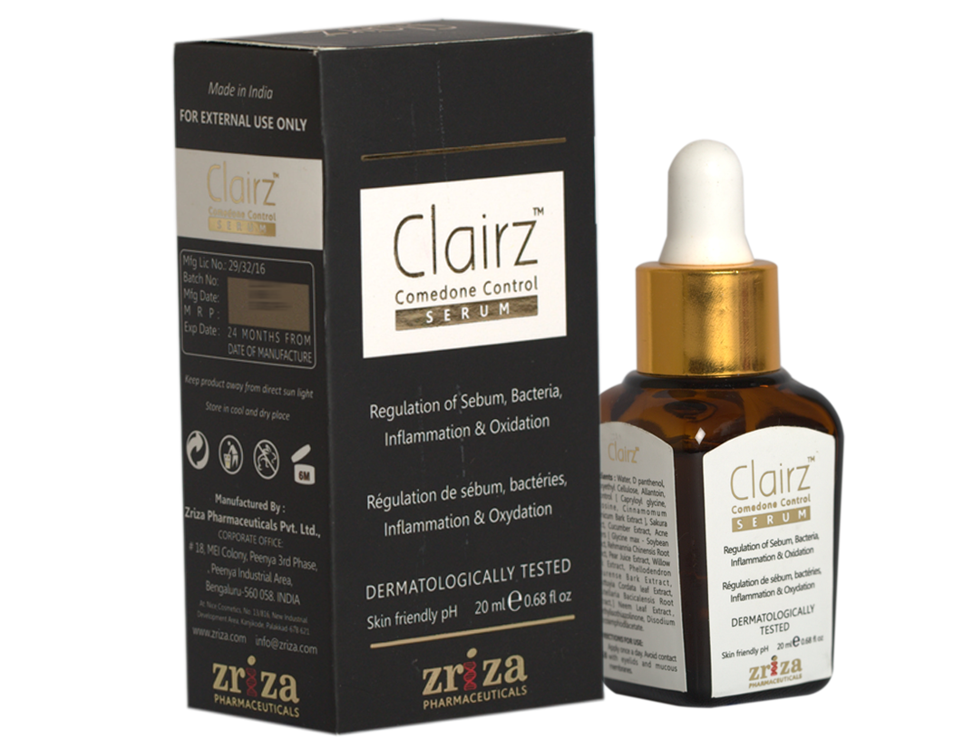 Clairz™ developed and manufactured by Zriza